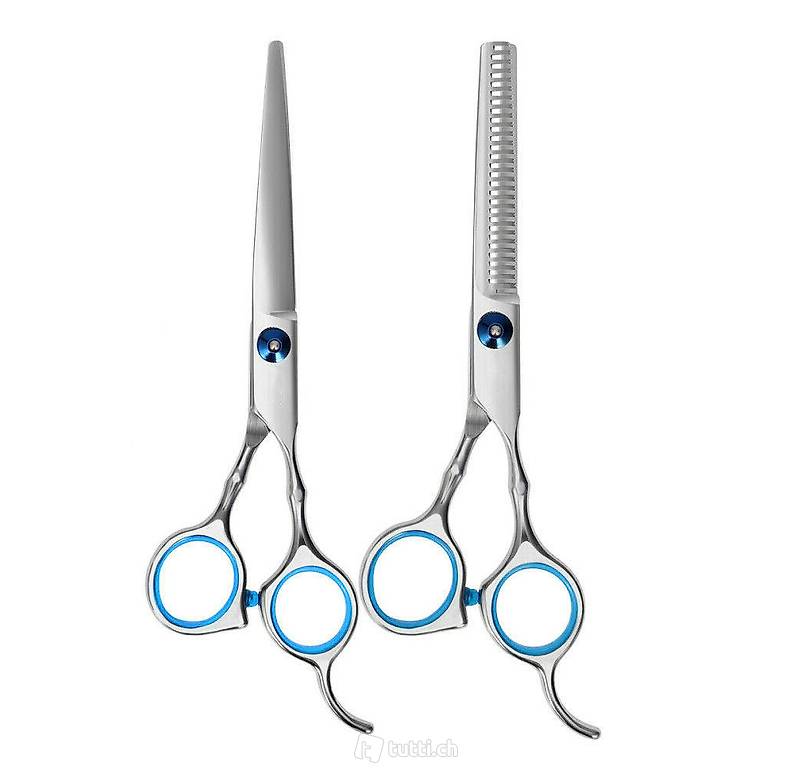  Effilierschere MODELLIERSCHERECoiffeurschere Set Friseur-Haa