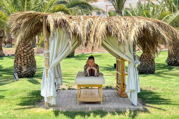 entspannte Wellness Massage