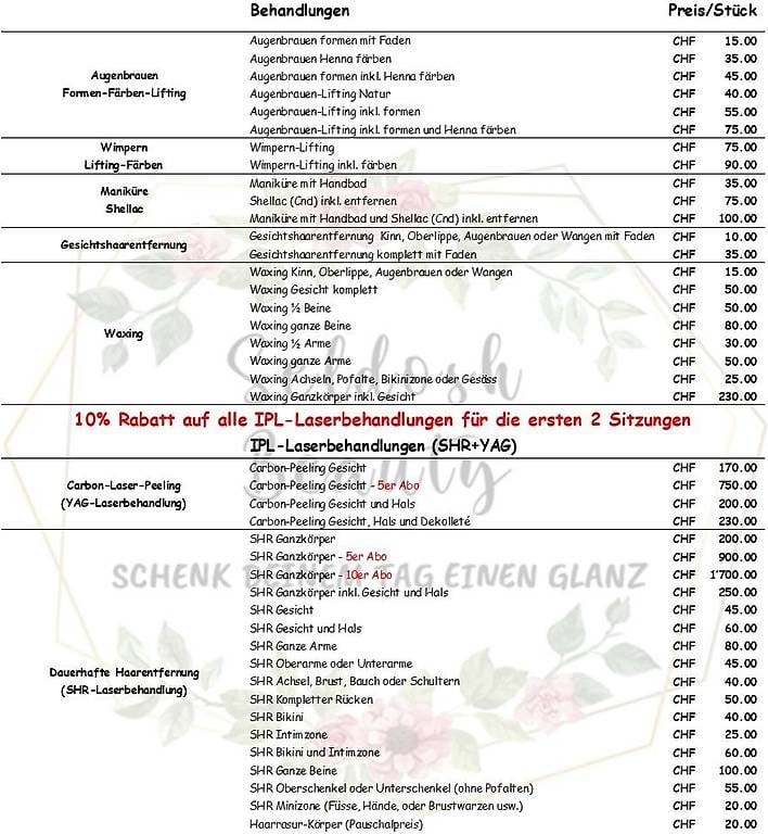 Kosmetik und dauerhafte Haarentfernung